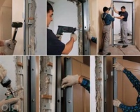  Установка стандартных входных квартирных дверей - 