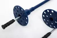 Фасадный дюбель "BayTex" с металлическим гвоздем и термоголовкой