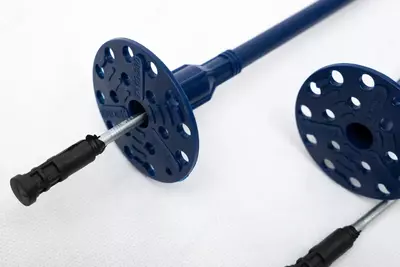 Фасадный дюбель "BayTex" с металлическим гвоздем и термоголовкой