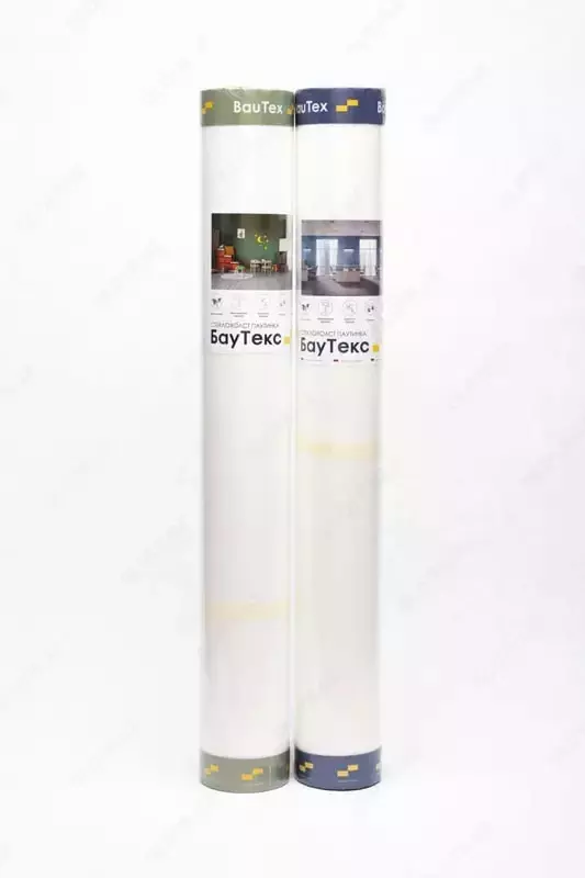 Стеклотканные обои (Рогожка потолочная) "BayTex" Walltex W100, рулон 1х25 м, плотн. 155 г/м2, Г1 (огнестойкие)