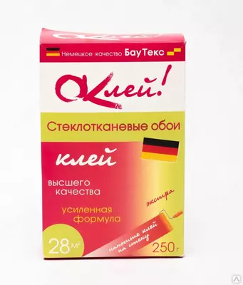Shisha tolali devor qog'ozi uchun elim "BayTex" OKlay! Qo'shimcha (250 gr.)