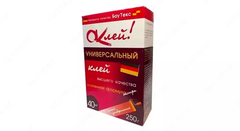 Har xil turdagi "BayTex" fon rasmi uchun elim OKlay! Ekstra universal (250 gr.)