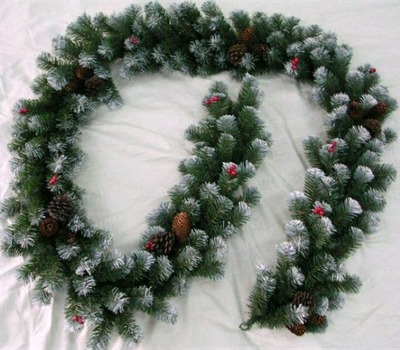 Новогодние гирлянды «Елочка» со снегом