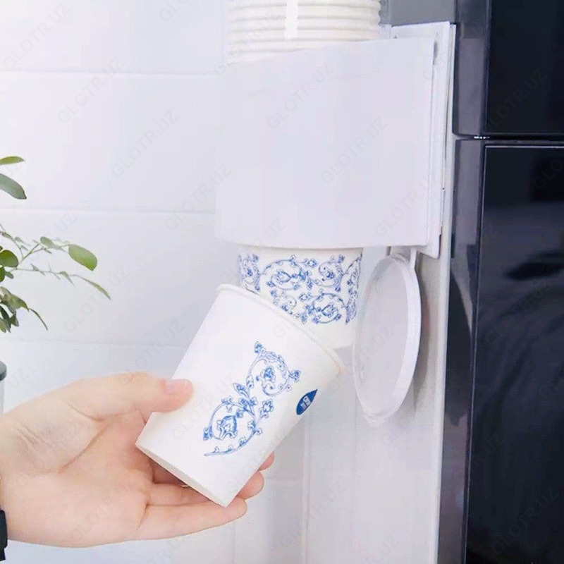 Настенный диспенсер для одноразовых стаканов - 80 000 сум