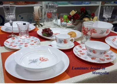 Набор от французского бренда Люминарк. 46 предметов