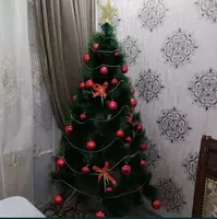 1 600 000 сум Ёлка ершик зелёная и со снежным напылением ( без игрушек) 3м