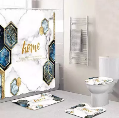 Набор 4/1 коврики + шторка для ванной и туалета - 260 000 сум / шт.