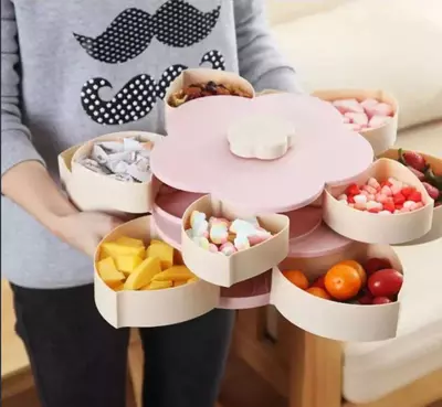 200 000 сум / шт. Менажница как раскрывающийся цветок из акрила