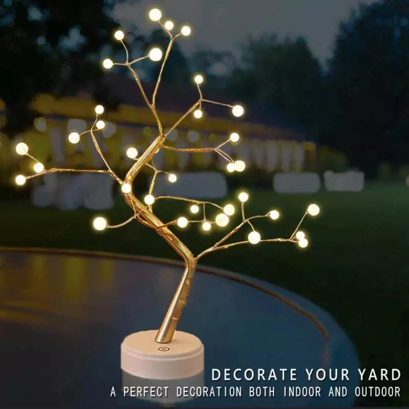 Marvaridli oltin daraxt " dekorativ LED tungi chiroq - 200 000 so'm