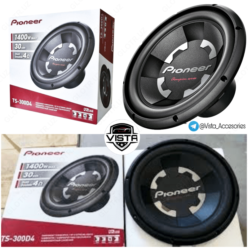 Сабвуферный динамик Pioneer TS-300D4 #акустика
