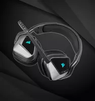  Игровые наушники Corsair VOID RGB ELITE Wireless Premium Gaming — Silver - 