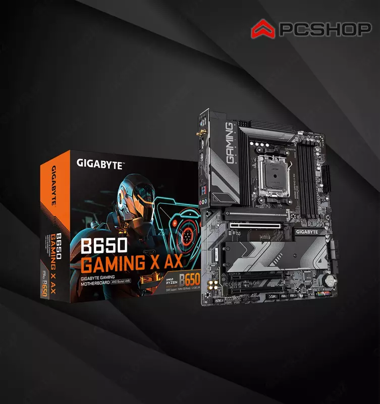 Ona Plata Gigabyte B650 gaming X AX