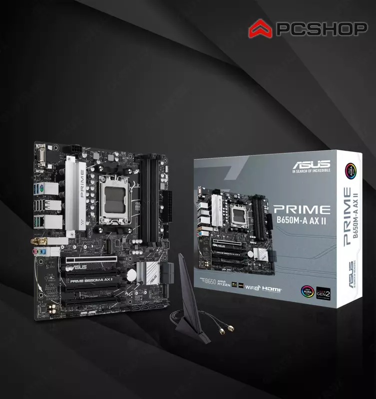 AMD Asus B650M-A AX ii Micro-ATX ona platasi