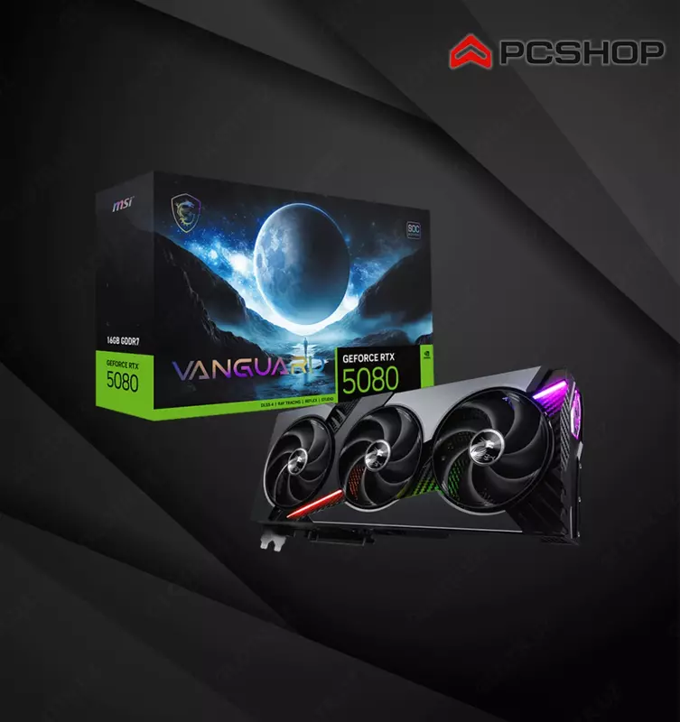 MSI GeForce RTX 5080 16G VANGUARD SOC