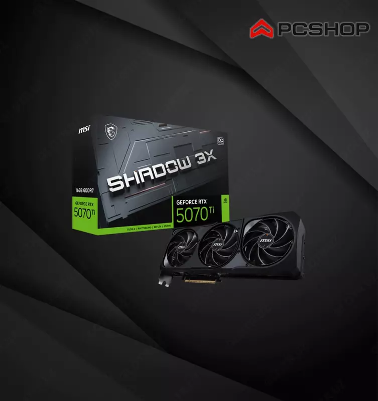 GeForce RTX 5070 Ti 16G SHADOW 3X OC