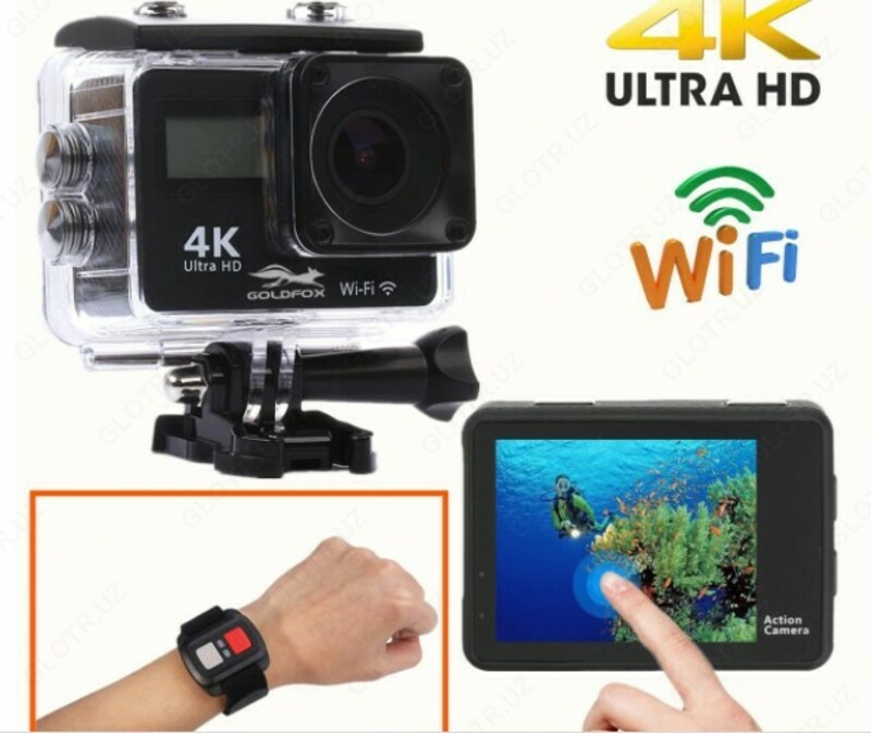 700 000 so'm To'liq sensorli ekran Ultra HD 4K aksiya kamerasi