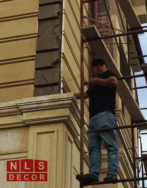   Kopikli fasad dekoratsiyasi