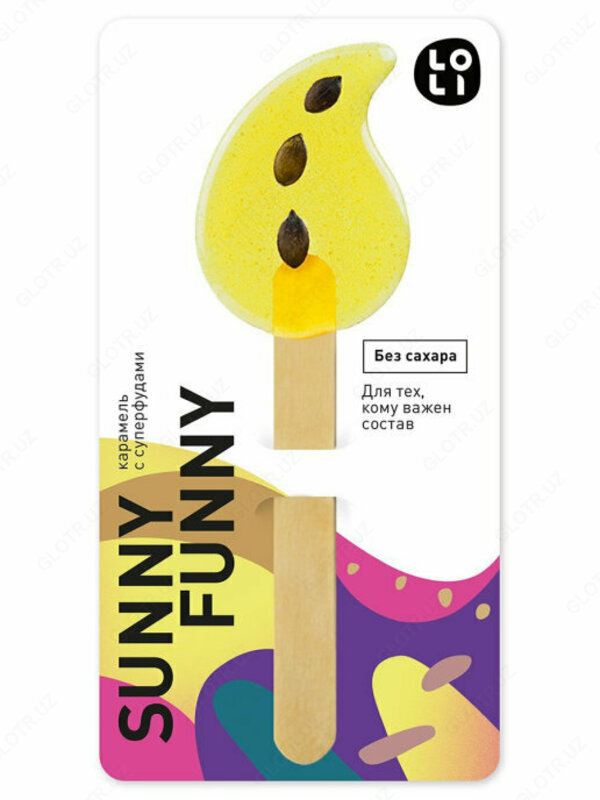 Karamel LO-LI Quyoshli kulgili (shakarsiz)