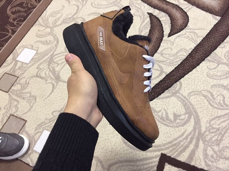 Мужские утепленные полуботинки «Air Max» арт 03 - от 99 000 сум