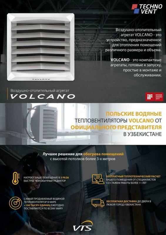 Тепловентиляторы VOLCANO VR