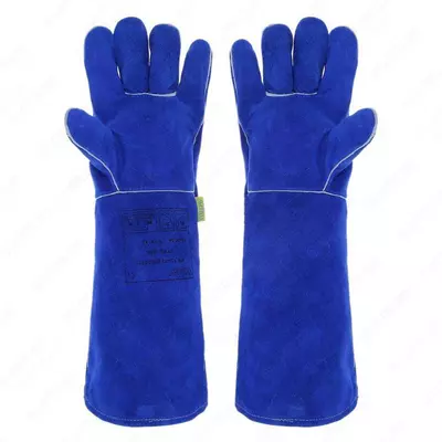 Перчатки термостойкие кевларовые 500 градусов Общая длина: 35 см; длина запястья: 13 см