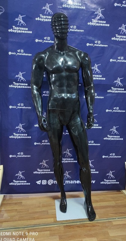 Мужской манекен (черный