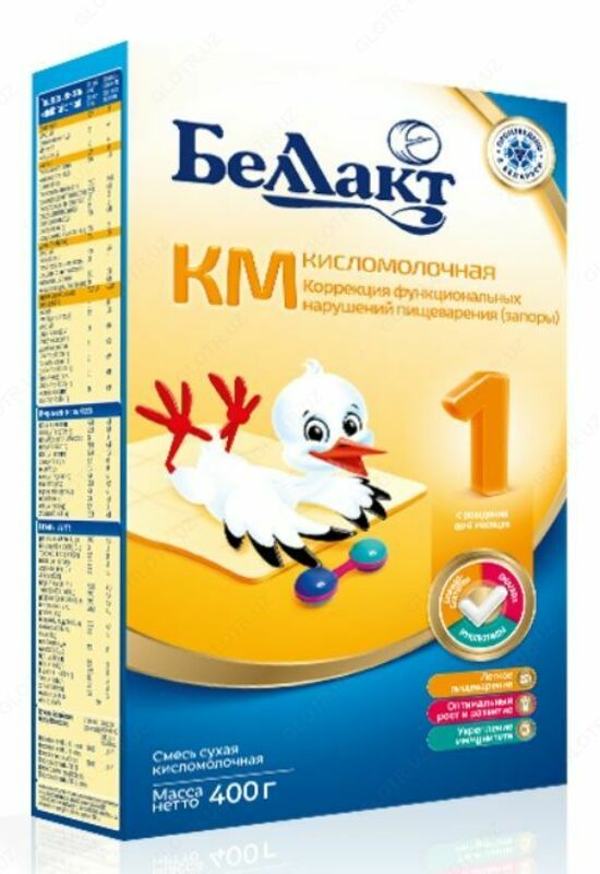 Смесь кисломолочная "Беллакт КМ 1" 400 гр (с рожд)