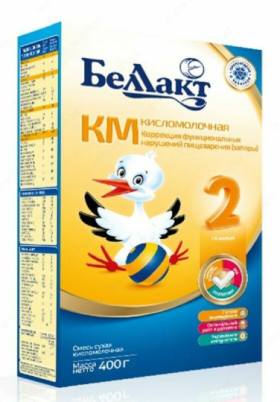 Смесь кисломолочная Беллакт КМ 2 400 гр (с рожд)