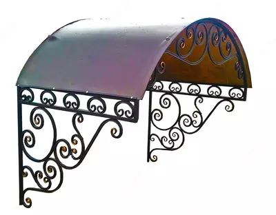 Кованые металлические навесы