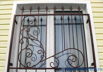 Кованые оконные решетки