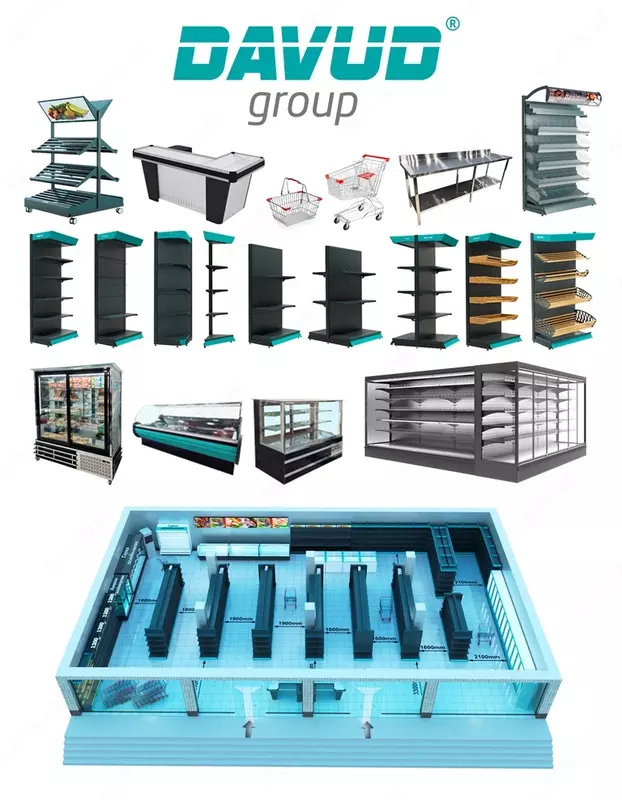 Оборудование для супермаркетов (торговое оборудование)
