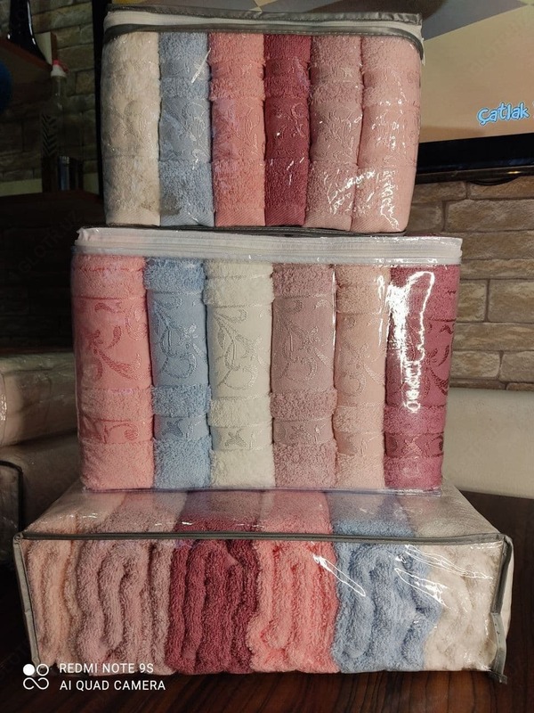 120 сум Набор полотенец банных