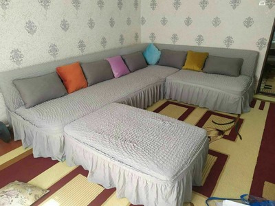 ﻿Покрывало-чехол на диван уголок