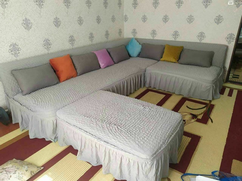 ﻿Покрывало-чехол на диван уголок