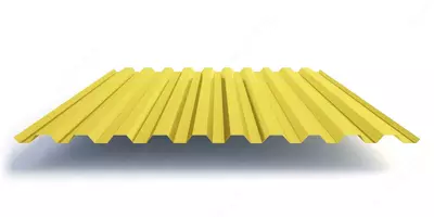 Профнастил желтый - Цена по запросу