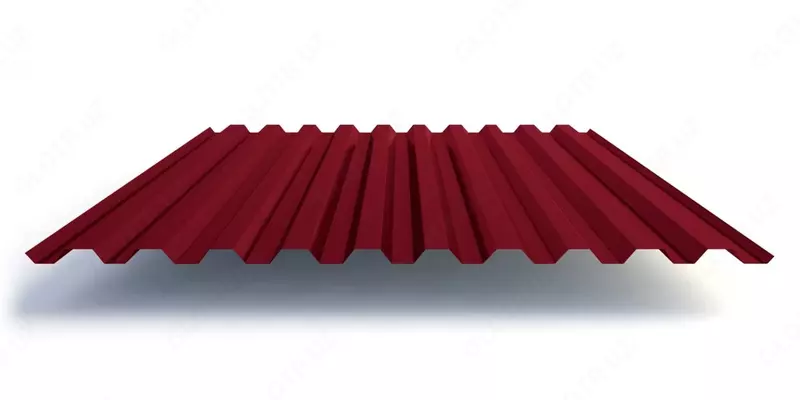 Профнастил бордовый