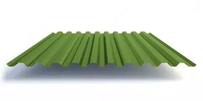 Профнастил зеленый - Цена по запросу
