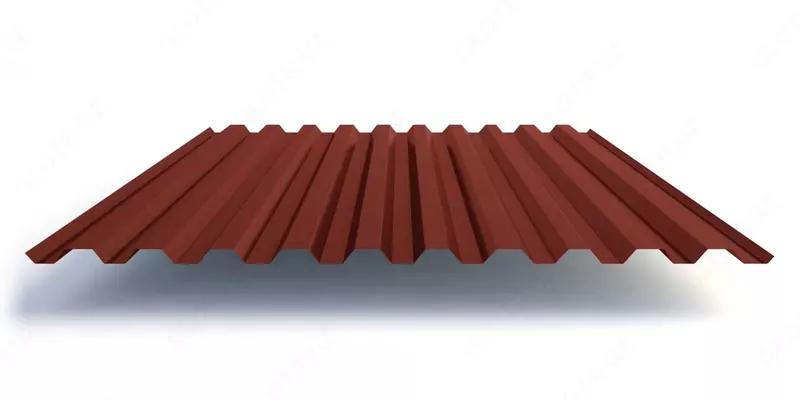 Профнастил алый