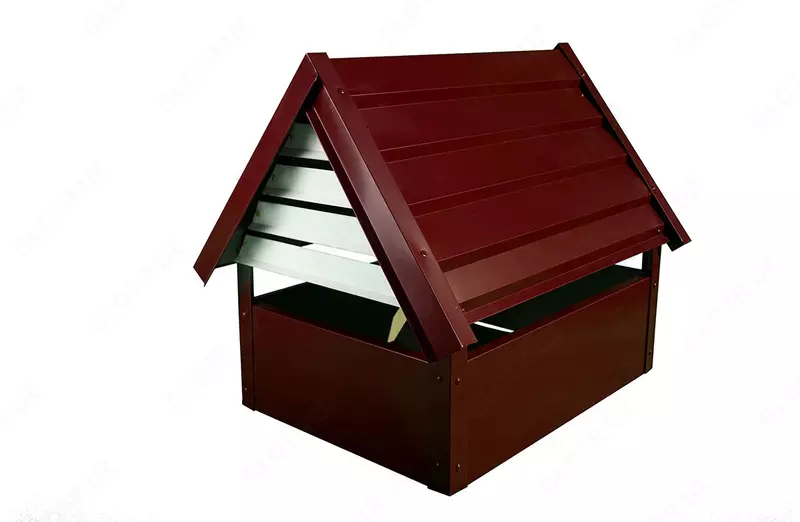 Избушка — домик (бордовый)