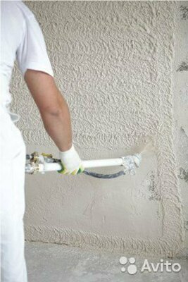 Механизированная штукатурка стен и потолков.