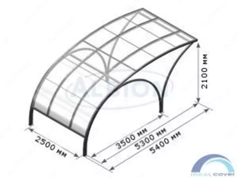 Навес для автомобиля Только в розницу