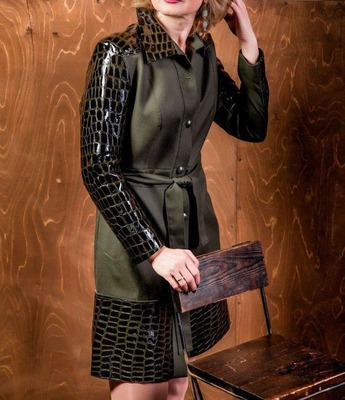 Сюртук с натуральными кожаными вставками - 1 575 000 сум / шт.