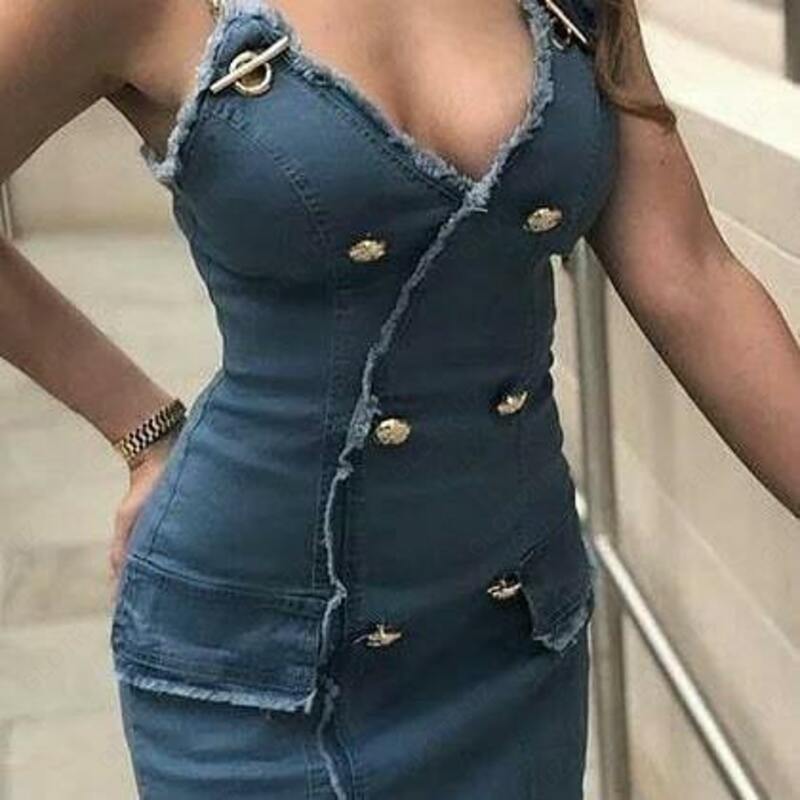 Джинсовое платье "Деним"