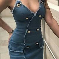 Джинсовое платье "Деним"