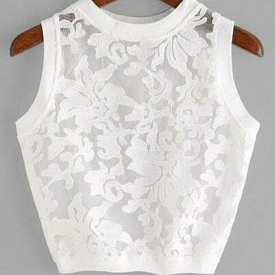 Белоснежный топ