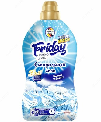 21 000 сум от 1000 шт. Производства стирального геля "Friday"
