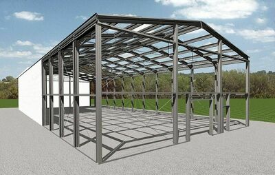 Metall konstruktsiya Hangars Warehouse xizmat ko