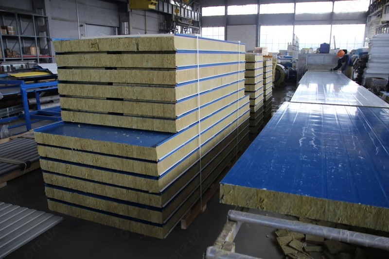 100 mm qalinlikdagi devor sendvich paneli - 120 000 so'mdan