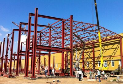 Metall konstruktsiya angar sanoatining kalit omborlari