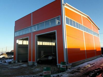 Metall konstruktsiya angar sanoatining kalit omborlari